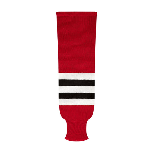 Kobe 9800 Pro Knit Hockey Socks: Chicago Blackhawks Red