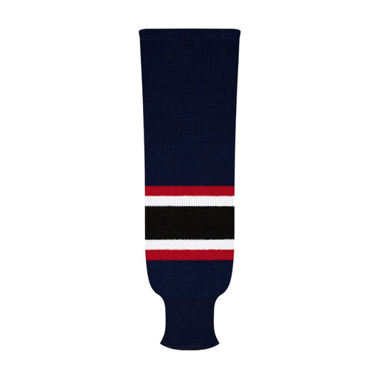 Kobe 9800 Pro Knit Hockey Socks: Columbus Blue Jackets Navy