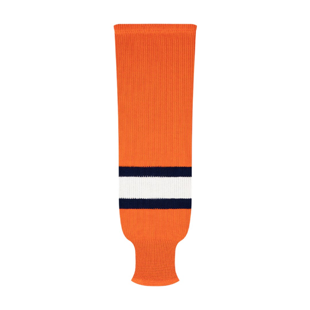 Kobe 9800 Pro Knit Hockey Socks: New York Islanders Orange