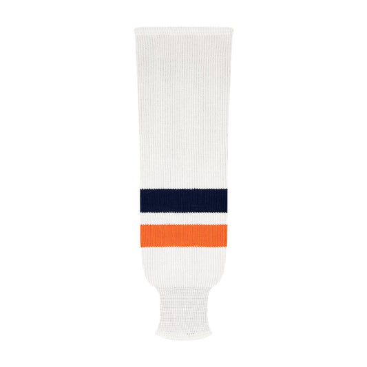 Kobe 9800 Pro Knit Hockey Socks: New York Islanders White
