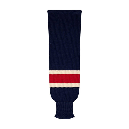 Kobe 9800 Pro Knit Hockey Socks: New York Rangers Navy