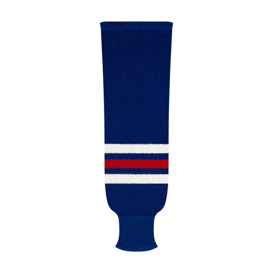 Kobe 9800 Pro Knit Hockey Socks: New York Rangers Royal Blue