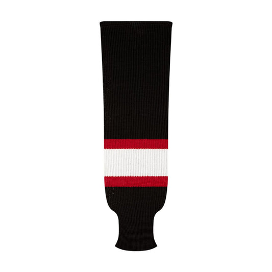 Kobe 9800 Pro Knit Hockey Socks: Ottawa Senators Black