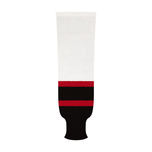 Kobe 9800 Pro Knit Hockey Socks: Ottawa Senators White