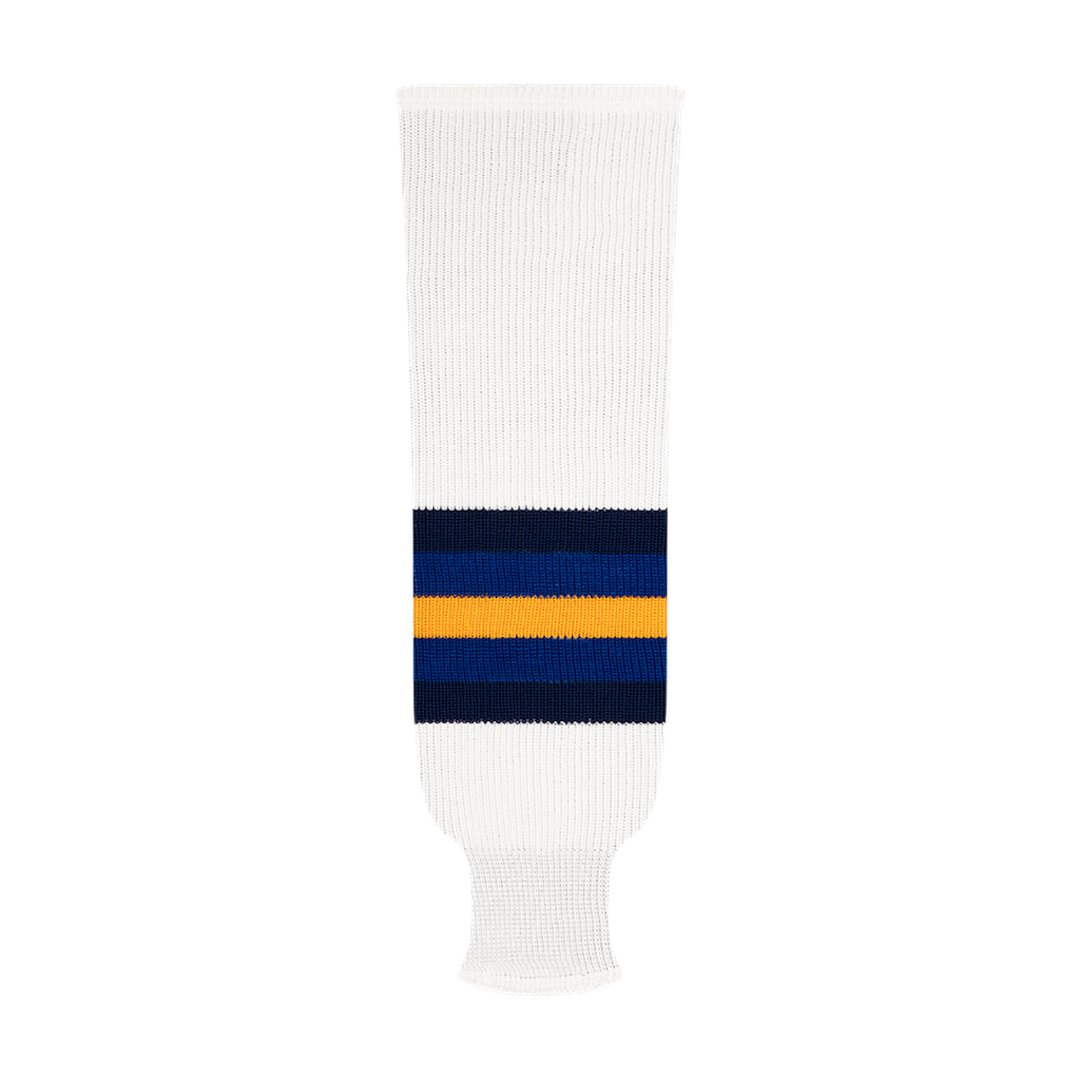 Kobe 9800 Pro Knit Hockey Socks: St. Louis Blues White