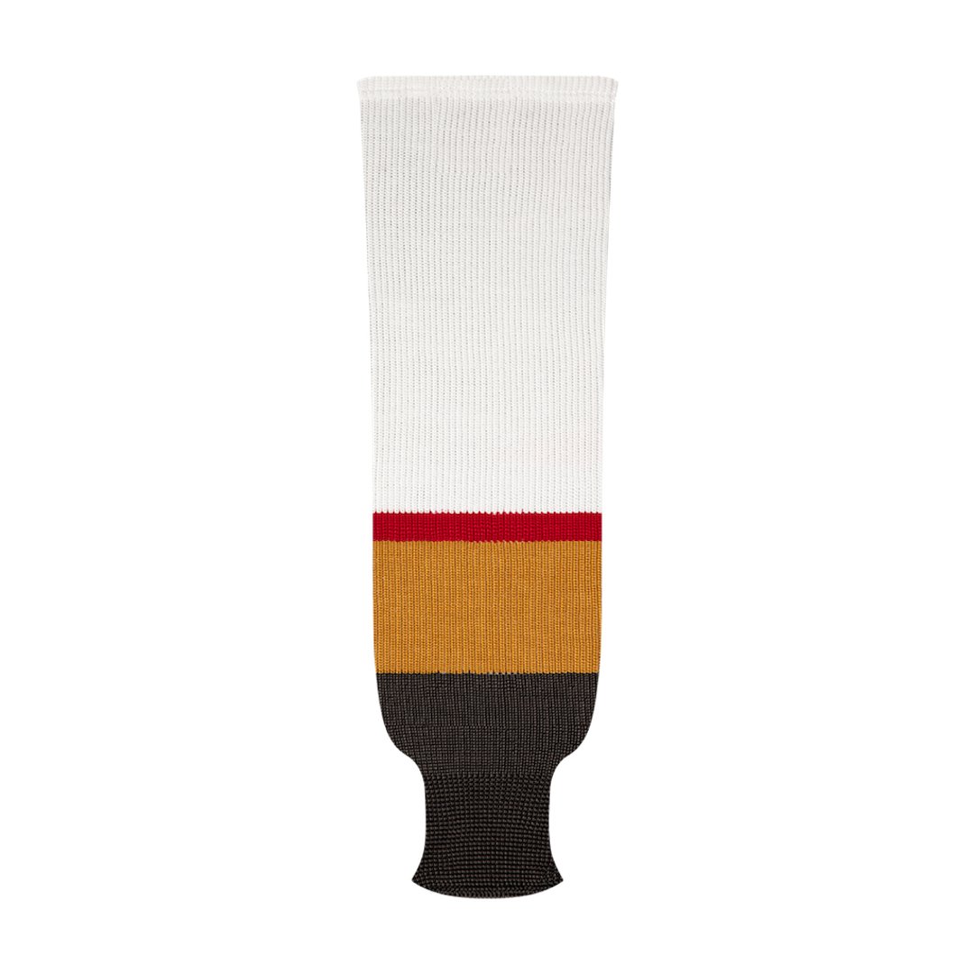 Kobe 9800 Pro Knit Hockey Socks: Vegas Golden Knights White