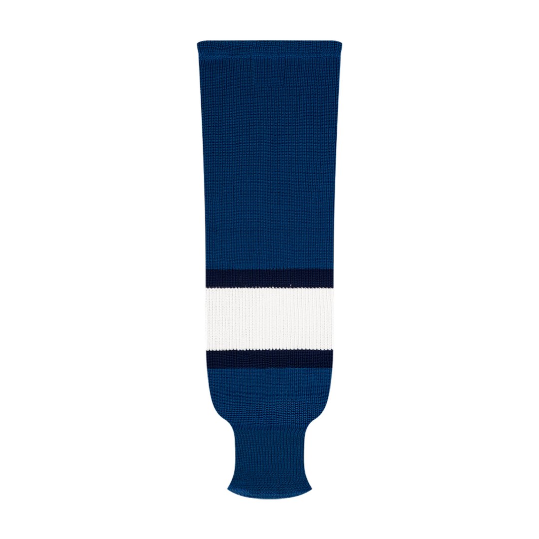 Kobe 9800 Pro Knit Hockey Socks: Winnipeg Jets Blue 3rd Alternate