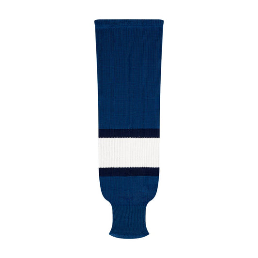 Kobe 9800 Pro Knit Hockey Socks: Winnipeg Jets Blue 3rd Alternate