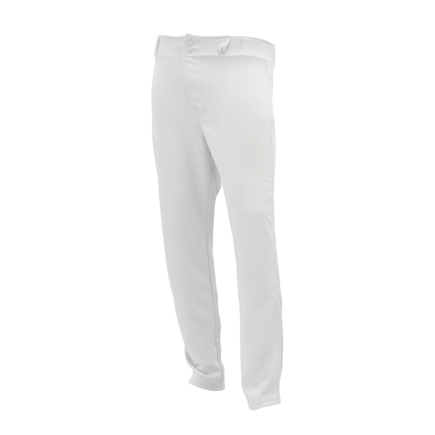 Premium Baseball Pants, Hemmed Bottom, White, ba1390-000