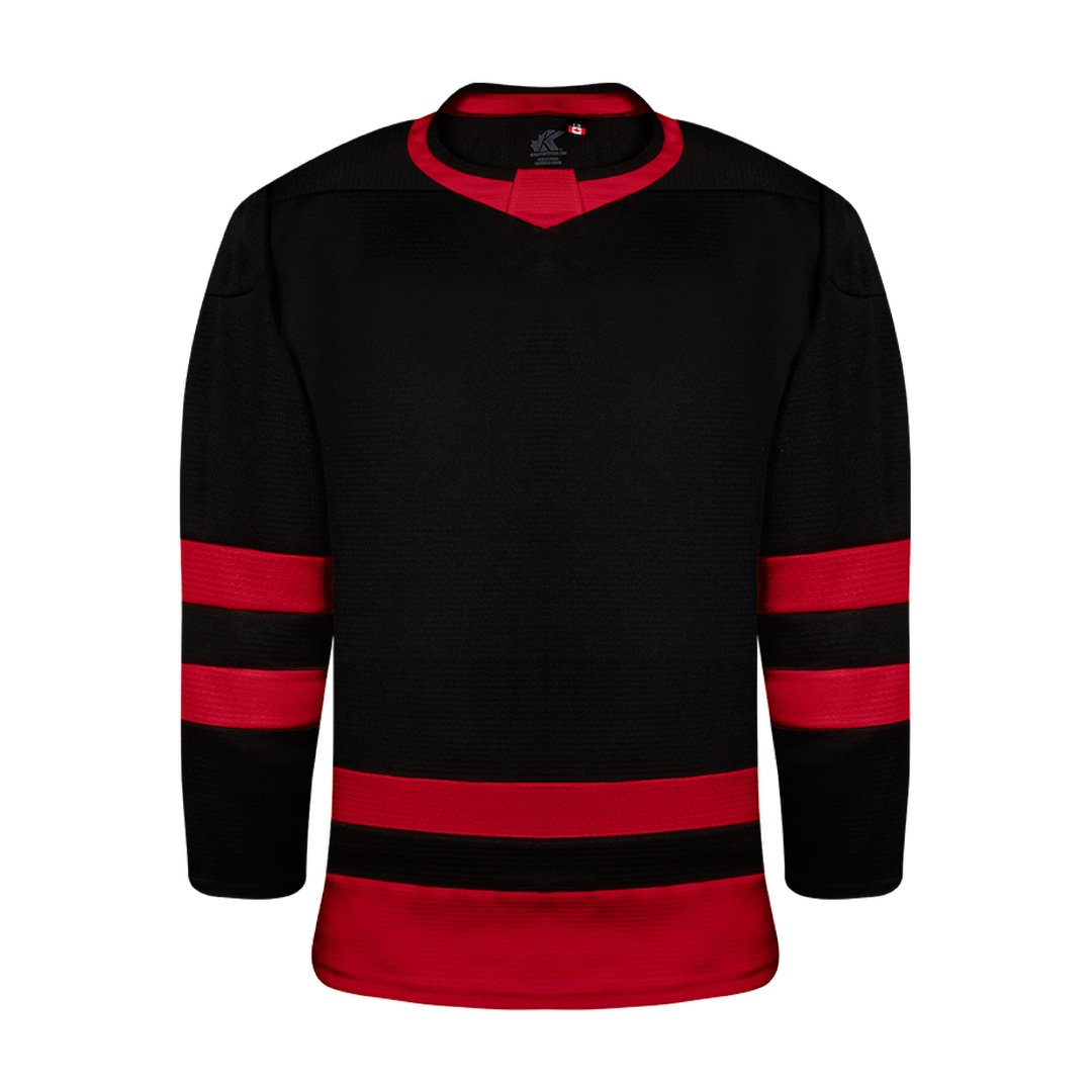Kobe K3GL Premium League Hockey Jersey: Black, Red