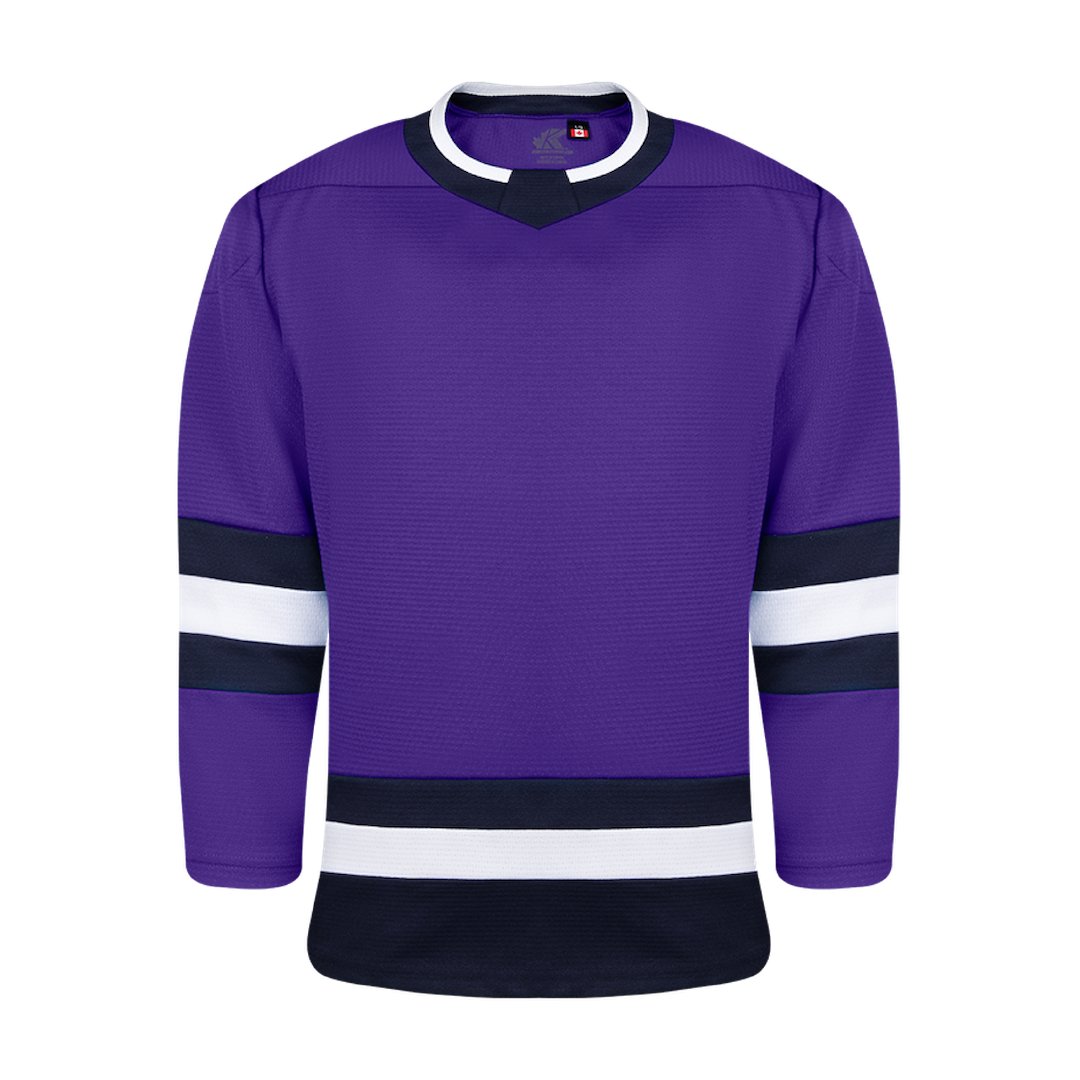Kobe K3GL Premium League Hockey Jersey: Purple/Black/White