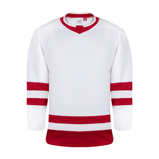 Premium League Hockey Jersey: White/Red